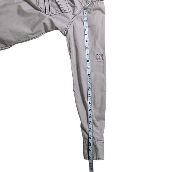 BROKEN THREADS Gray Adjustable Sleeve Button Down Shirt - Picture 6 of 6